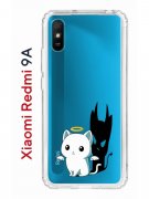 Чехол-накладка Xiaomi Redmi 9A Kruche Print Angel Demon