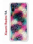 Чехол-накладка Xiaomi Redmi 9A Kruche Print Цветные листья