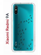 Чехол-накладка Xiaomi Redmi 9A Kruche Print Муравьи