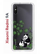 Чехол-накладка Xiaomi Redmi 9A Kruche Print Панды
