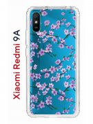 Чехол-накладка Xiaomi Redmi 9A Kruche Print Сакура