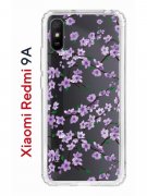 Чехол-накладка Xiaomi Redmi 9A Kruche Print Сакура