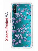 Чехол-накладка Xiaomi Redmi 9A Kruche Print Сакура