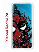 Чехол-накладка Xiaomi Redmi 9A Kruche Print Spider-Man-Venom