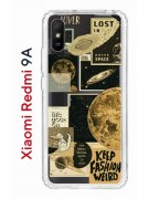 Чехол-накладка Xiaomi Redmi 9A Kruche Print Стикеры Космос