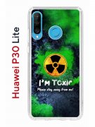 Чехол-накладка Huawei P30 Lite/Honor 20S/Honor 20 Lite/Nova 4e Kruche Print Toxic