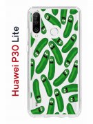 Чехол-накладка Huawei P30 Lite/Honor 20S/Honor 20 Lite/Nova 4e Kruche Print Огурчик Рик