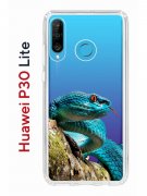 Чехол-накладка Huawei P30 Lite/Honor 20S/Honor 20 Lite/Nova 4e Kruche Print Змея