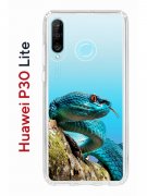 Чехол-накладка Huawei P30 Lite/Honor 20S/Honor 20 Lite/Nova 4e Kruche Print Змея