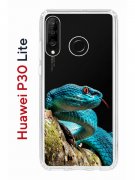 Чехол-накладка Huawei P30 Lite/Honor 20S/Honor 20 Lite/Nova 4e Kruche Print Змея