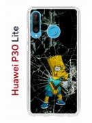 Чехол-накладка Huawei P30 Lite/Honor 20S/Honor 20 Lite/Nova 4e Kruche Print Барт Симпсон
