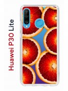 Чехол-накладка Huawei P30 Lite/20S/20 Lite/Nova 4e Kruche Print Orange