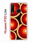 Чехол-накладка Huawei P30 Lite/20S/20 Lite/Nova 4e Kruche Print Orange