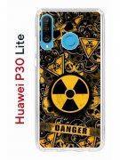 Чехол-накладка Huawei P30 Lite/Honor 20S/Honor 20 Lite/Nova 4e Kruche Print Danger