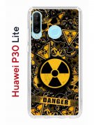 Чехол-накладка Huawei P30 Lite/Honor 20S/Honor 20 Lite/Nova 4e Kruche Print Danger