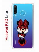Чехол-накладка Huawei P30 Lite/Honor 20S/Honor 20 Lite/Nova 4e Kruche Print Минни
