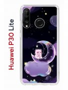 Чехол-накладка Huawei P30 Lite/Honor 20S/Honor 20 Lite/Nova 4e Kruche Print Сон медвежонка