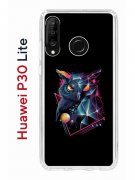 Чехол-накладка Huawei P30 Lite (585137) Kruche PRINT Retro Owl