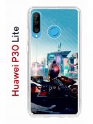 Чехол-накладка Huawei P30 Lite/Honor 20S/Honor 20 Lite/Nova 4e Kruche Print Киберпанк