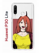 Чехол-накладка Huawei P30 Lite/Honor 20S/Honor 20 Lite/Nova 4e Kruche Print POWER_cmpk