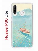 Чехол-накладка Huawei P30 Lite (585137) Kruche PRINT озеро цветов