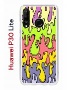 Чехол-накладка Huawei P30 Lite/Honor 20S/Honor 20 Lite/Nova 4e Kruche Print Абстракция Капли
