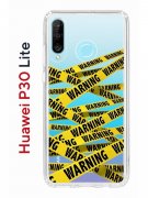 Чехол-накладка Huawei P30 Lite/Honor 20S/Honor 20 Lite/Nova 4e Kruche Print Warning