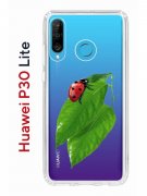 Чехол-накладка Huawei P30 Lite/Honor 20S/Honor 20 Lite/Nova 4e Kruche Print Ladybug