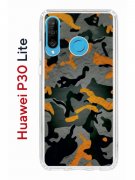 Чехол-накладка Huawei P30 Lite/Honor 20S/Honor 20 Lite/Nova 4e Kruche Print Камуфляж