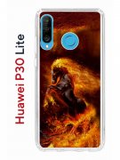 Чехол-накладка Huawei P30 Lite/Honor 20S/Honor 20 Lite/Nova 4e Kruche Print Конь огонь