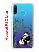 Чехол-накладка Huawei P30 Lite/Honor 20S/Honor 20 Lite/Nova 4e Kruche Print Панды