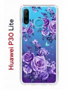 Чехол-накладка Huawei P30 Lite/Honor 20S/Honor 20 Lite/Nova 4e Kruche Print Roses