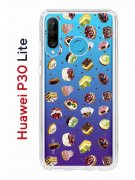 Чехол-накладка Huawei P30 Lite/Honor 20S/Honor 20 Lite/Nova 4e Kruche Print Cake