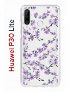 Чехол-накладка Huawei P30 Lite/Honor 20S/Honor 20 Lite/Nova 4e Kruche Print Сакура