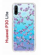 Чехол-накладка Huawei P30 Lite/Honor 20S/Honor 20 Lite/Nova 4e Kruche Print Сакура
