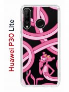 Чехол-накладка Huawei P30 Lite/Honor 20S/Honor 20 Lite/Nova 4e Kruche Print Розовая Пантера