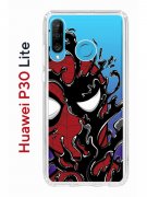 Чехол-накладка Huawei P30 Lite/Honor 20S/Honor 20 Lite/Nova 4e Kruche Print Spider-Man-Venom
