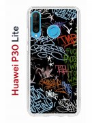 Чехол-накладка Huawei P30 Lite/Honor 20S/Honor 20 Lite/Nova 4e Kruche Print Граффити