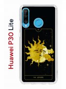 Чехол-накладка Huawei P30 Lite/Honor 20S/Honor 20 Lite/Nova 4e Kruche Print Tarot Lovers