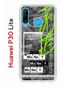 Чехол-накладка Huawei P30 Lite/Honor 20S/Honor 20 Lite/Nova 4e Kruche Print  Money Easy
