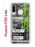 Чехол-накладка Huawei P30 Lite/Honor 20S/Honor 20 Lite/Nova 4e Kruche Print  Money Easy