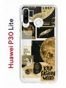 Чехол-накладка Huawei P30 Lite/Honor 20S/Honor 20 Lite/Nova 4e Kruche Print Стикеры Космос