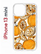 Чехол-накладка Apple iPhone 13 mini (606541) Kruche PRINT Апельсины