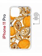 Чехол-накладка Apple iPhone 11 Pro (598891) Kruche PRINT Апельсины