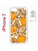 Чехол-накладка Apple iPhone 7 (598896) Kruche PRINT Апельсины