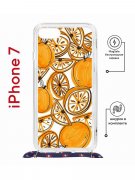 Чехол-накладка iPhone 7/8/SE (2020)/SE (2022) Kruche Magrope Print Апельсины