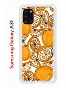 Чехол-накладка Samsung Galaxy A31 (587679) Kruche PRINT Апельсины