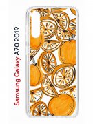 Чехол-накладка Samsung Galaxy A70 2019 (580673) Kruche PRINT Апельсины