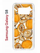 Чехол-накладка Samsung Galaxy S8 (583853) Kruche PRINT Апельсины