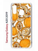 Чехол-накладка Samsung Galaxy A20 2019 (580663) Kruche PRINT Апельсины